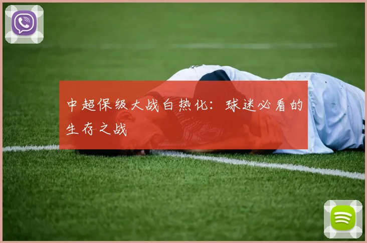 中超保级大战白热化:球迷必看的生存之战